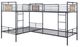 ACME Furniture Cordelia Sandy Dark Bronze/Black Quadruple Twin Bunk Bed-0