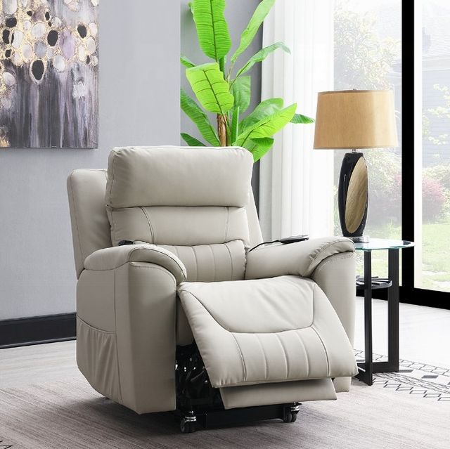 ACME Furniture Marsha Light Gray Power Lift Recliner with Massage-2