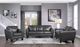 Homelegance® Spivey Dark Gray Leather Sofa-1