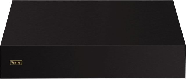 Viking 5 Series 30" Cast Black Mounted Range Hood with Brushed Brass Trim and Ventilator-0