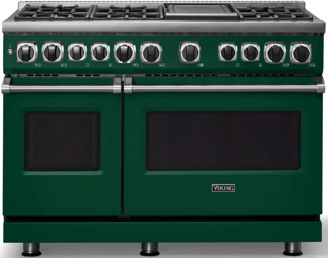 Viking® 7 Series 48'' Ivy Pro Style Dual Fuel Range with Griddle-2