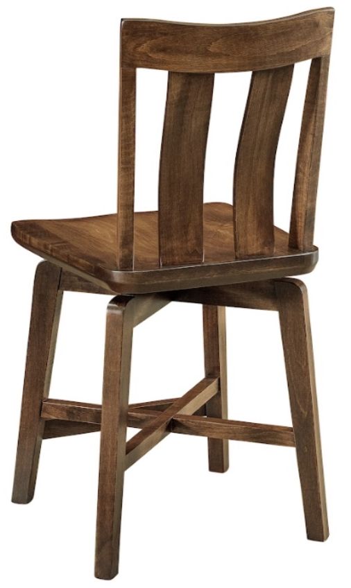 Archbold Furniture Customizable Amish Essentials Florence Swivel Stool-1