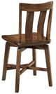 Archbold Furniture Customizable Amish Essentials Florence Swivel Stool-1