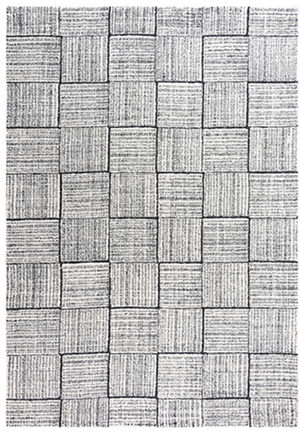Rizzy Home Taylor Gray 5'x8' Rectangular Rug-0