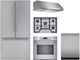 Thermador® 5 Piece Stainless Steel Gas Kitchen Package-0