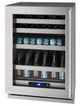U-Line 5 Class 24" 5.1 Cu. Ft. Stainless Steel Wine Cooler-0