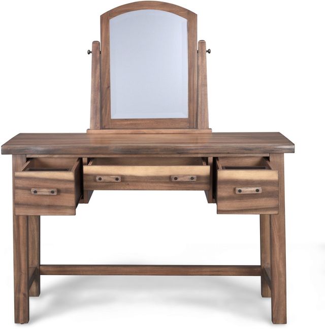 homestyles® Forest Retreat Brown Vanity with Mirror-1