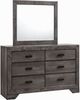 Elements International Nathan 4-Piece Gray Oak Youth Twin Panel Bedroom Set-4