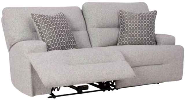 Signature Design by Ashley® Acklen Place 2-Piece Pewter Power Reclining Sectional Loveseat-3