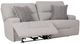 Signature Design by Ashley® Acklen Place 2-Piece Pewter Power Reclining Sectional Loveseat-3