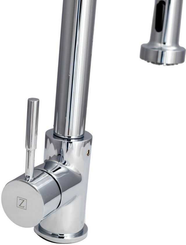 ZLINE Apollo Chrome Pull Down Spring Single Handle Kitchen Faucet-3