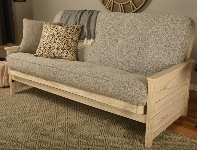 Kodiak Furniture Lexington Canton Gray/Weathered White Full Futon with Mattress-1
