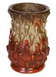 A & B Home Brown/Red Vase-0