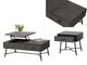 Rustique Raina Grey End Table-1