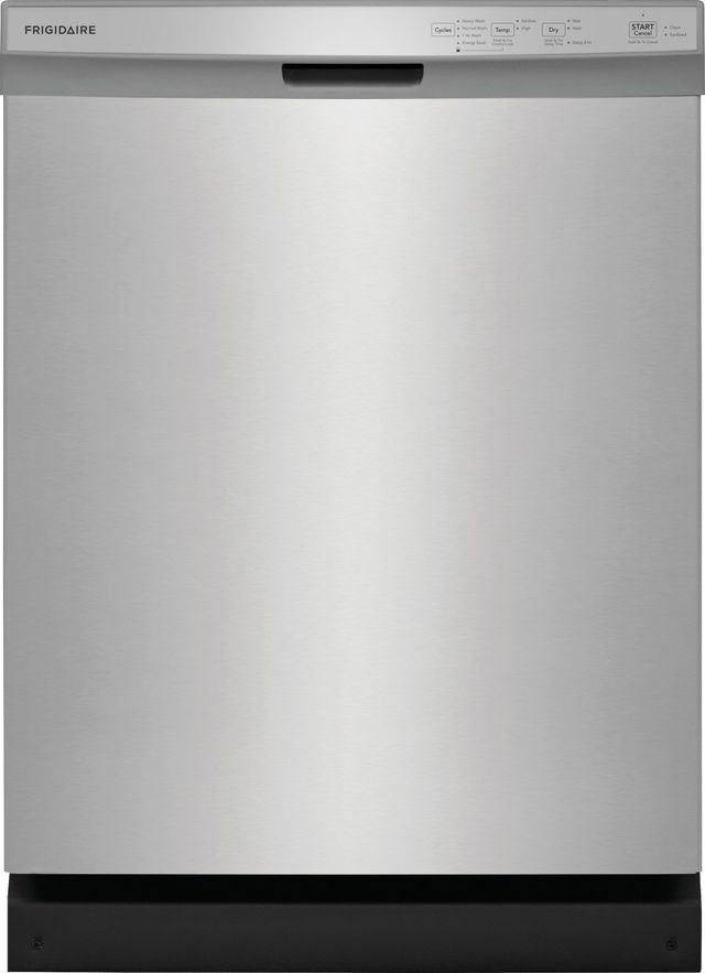 Frigidaire® 24" Stainless Steel Front Control Built In Dishwasher-0
