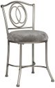 HH2 Home Emerson Pewter/Gray Vanity Stool-0