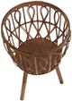 Sagebrook Home 3-Piece Brown Bamboo Planter Set-1