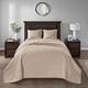 Olliix by Madison Park Quebec Khaki Twin Reversible Bedspread Set-0