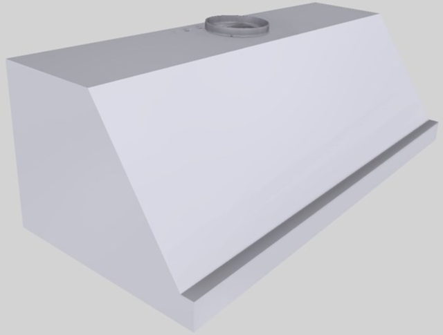 Vent-A-Hood® 54" Wall Mounted Range Hood-White-1