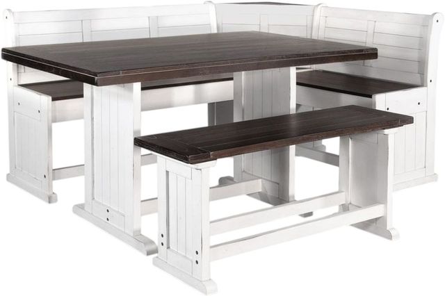 Sunny Designs™ Carriage House 4-Piece European Cottage Counter Breakfast Nook Set-0