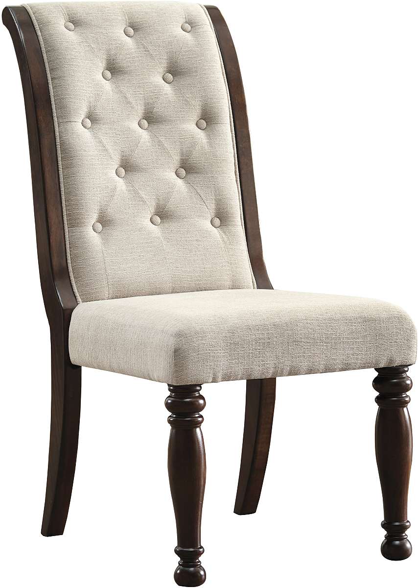 Millennium by Ashley Porter Rustic Brown Upholstered Dining Side Chair Lundquist Furniture