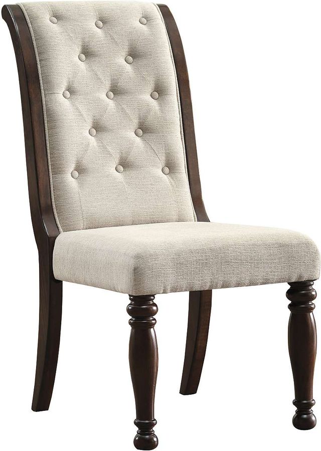 Millennium® by Ashley®  Porter Rustic Brown Upholstered Dining Side Chair-0