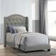 Intercon Rhyan Smoke Youth Twin Upholstered Panel Bed-1