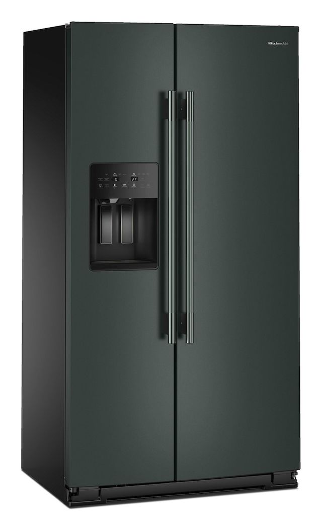 KitchenAid® 36 in. 20.85 Cu. Ft. Juniper Counter Depth Side-by-Side Refrigerator with Exterior Ice and Water Dispenser-4