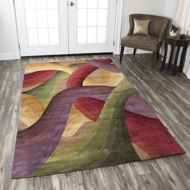 Rizzy Home Colours Multi 2'6" x 8' Runner Rug-2