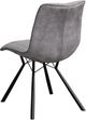 Brassex Inc. Mila 2-Piece Two-Tone Grey Dining Chair Set-1