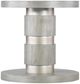 Hooker® Furniture Melange Guilded Gray Accent Table with Silver Leaf Base-0