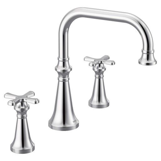 Moen® Colinet Chrome Two-Handle High Arc Roman Tub Faucet-1