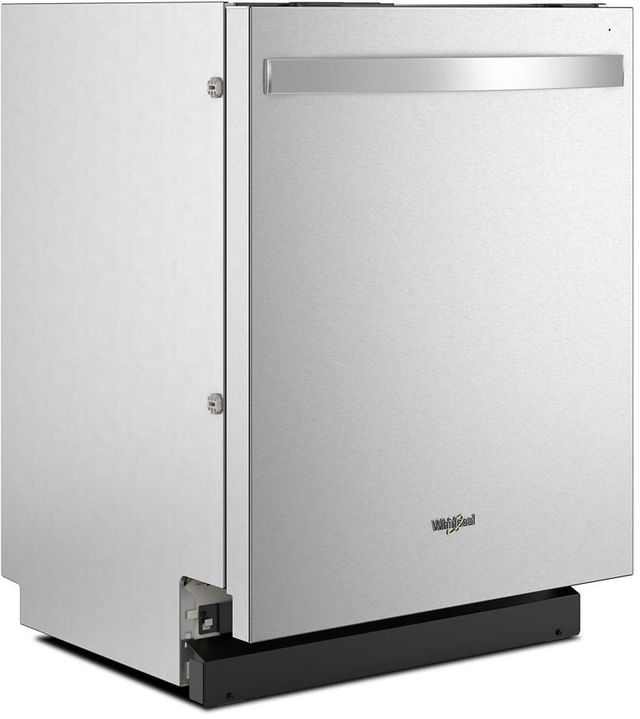 Whirlpool® 24" FingerPrint Resistant Stainless Steel Top Control Built-In Dishwasher with 3rd Rack-1