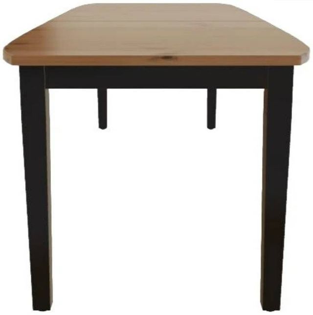 Mavin Customizable 84" Boat Extendable Dining Table with 12" Leaf-2