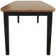 Mavin Customizable 84" Boat Extendable Dining Table with 12" Leaf-2