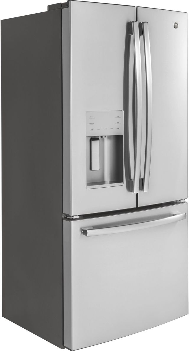 GE® 17.5 Cu. Ft. Stainless Steel Counter Depth French Door Refrigerator-1
