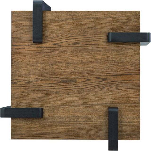 Signature Design by Ashley® Weathermore Black/Brown Square End Table-3