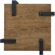 Signature Design by Ashley® Weathermore Black/Brown Square End Table-3