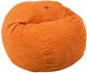 CordaRoy's® Original Orange Terry Corduroy Full Bean Bag Chair-0