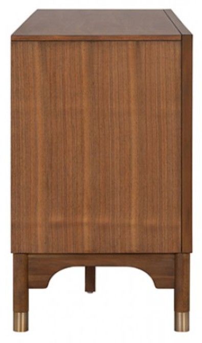 Furniture of America® Hepburne Walnut 70" TV Stand-3