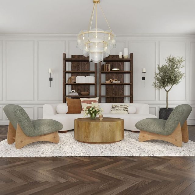 Classic Home Layne Light Brown 42" Round Coffee Table-2