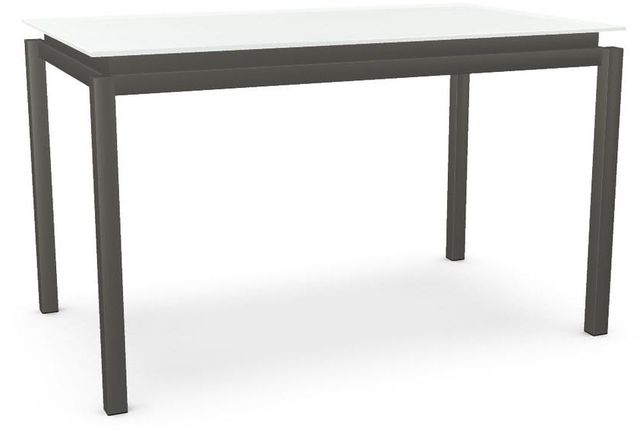 Amisco Robert White Glass Counter Table-0