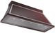 Ilve® Nostalgie II Noblesse 60" Burgundy Wall Mounted Range Hood with Chrome Trim-1