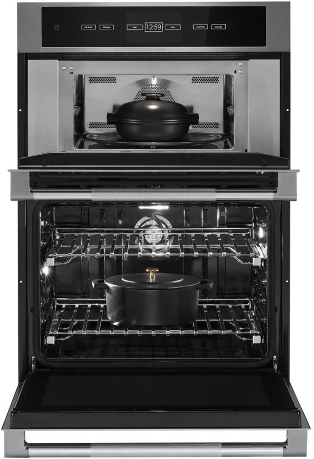 JennAir® RISE™ 30" Stainless Steel Oven/Microwave Combo Electric Wall Oven-1