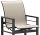 Homecrest™ Outdoor Living Customizable Sutton Aluminum/Fabric Outdoor Sling Low Back Dining Chair-1