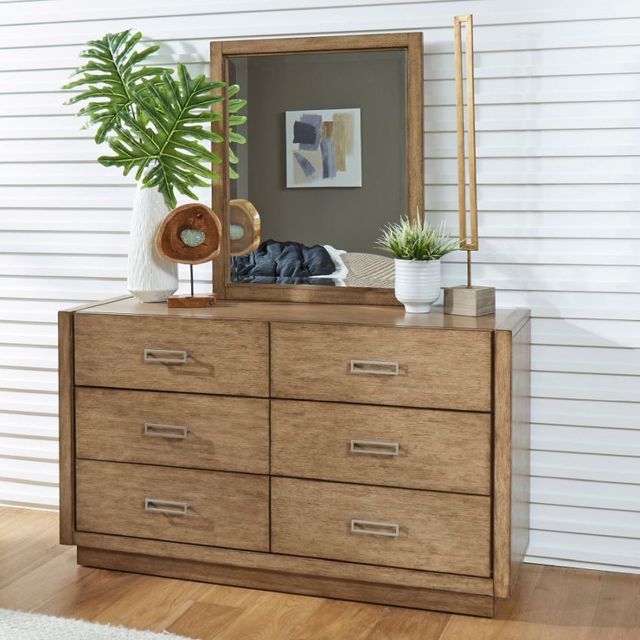 homestyles® Big Sur Oak Chest and Mirror-4