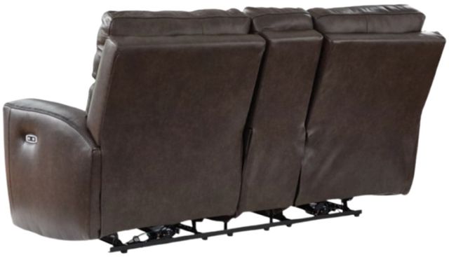 Signature Design by Ashley® Beadel Smoke Power Recliner Loveseat with Adjustable Headrest-2
