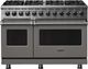 Viking® 5 Series 48" Damascus Gray Pro Style Dual Fuel Range-0