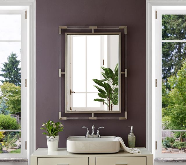 Meridian Furniture Ghost Chrome Mirror-3