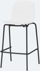 EQ3 Holi White/Black Outdoor Counter Stool-2